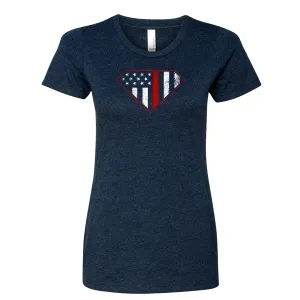 Red Line Superwoman Women's Crew Neck Shirt