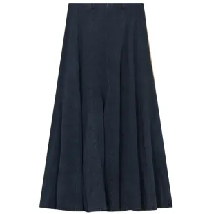 Elasticized Cuff Polished Cut Red Myth Dark Denim Wash Rib with Panels Long SA9CM205L