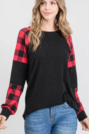 Red/Black Plaid Longsleeve