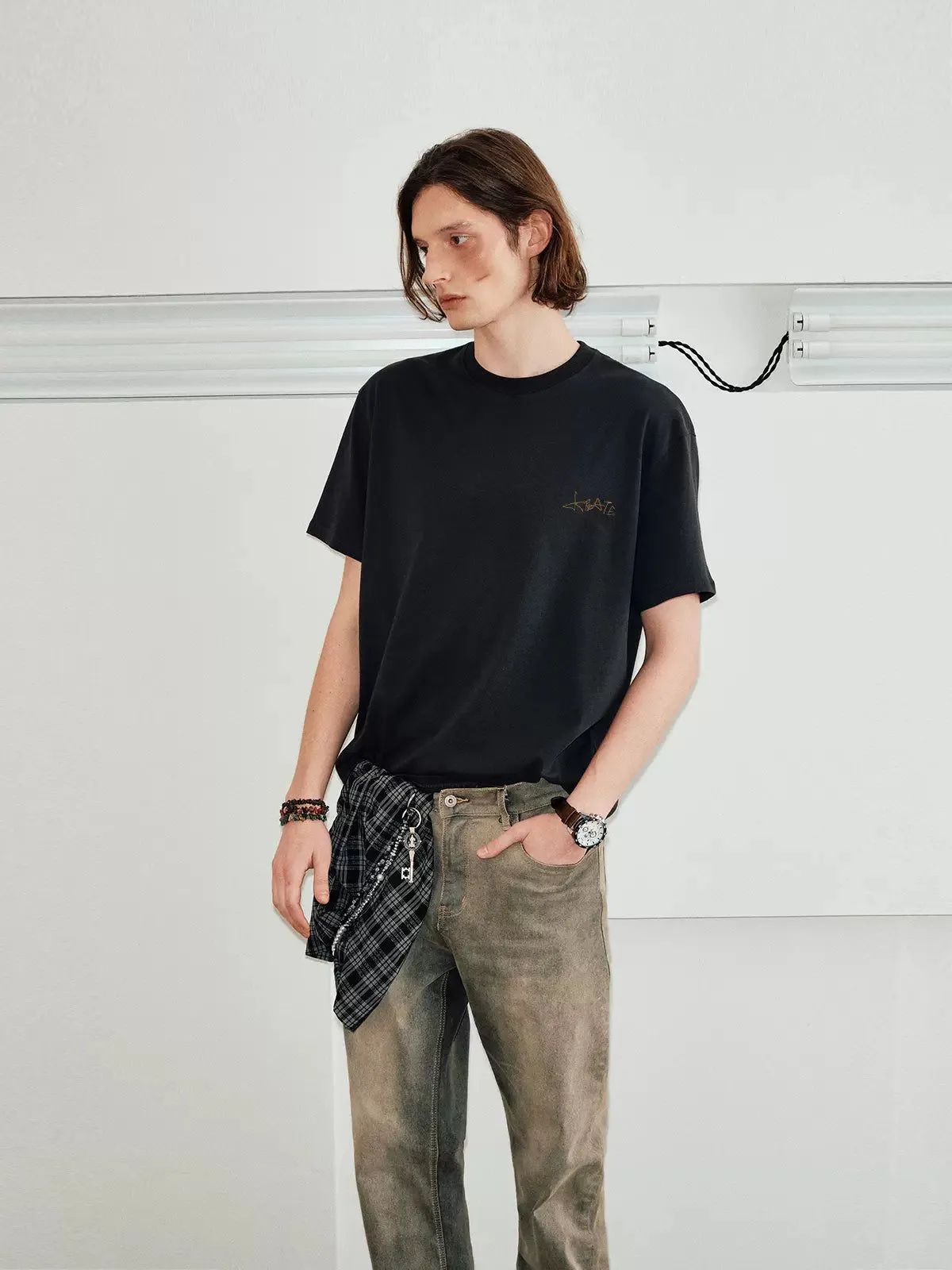 Regular Fit Solid Color T-Shirt
