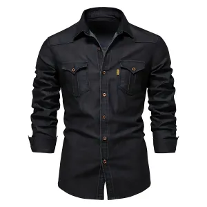 Reid FlexiFit Cotton Denim Shirt