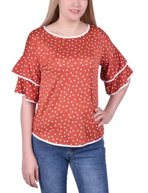 Double Layer Elbow Sleeve Top Multipanel Construction FadeResistant Finish