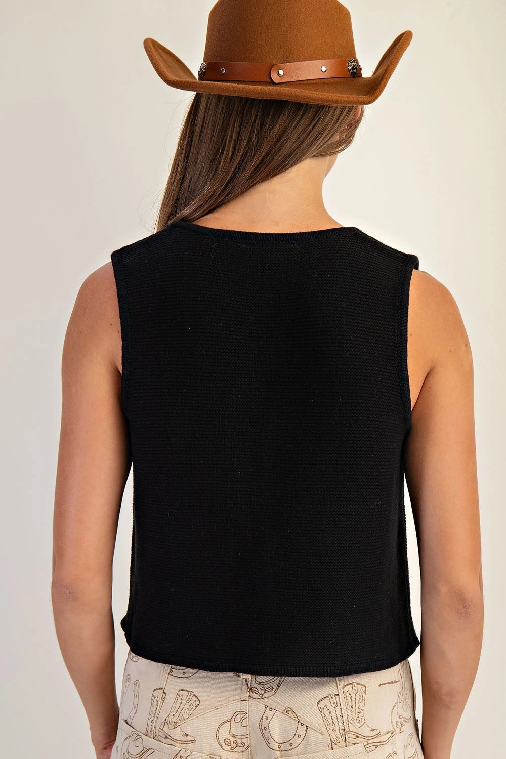 FrictionResistantEdges MultiPanelDesign All At Once Sweater in Black