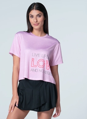 Live Life With Love Short Sleeve NoRoll Hem Technology