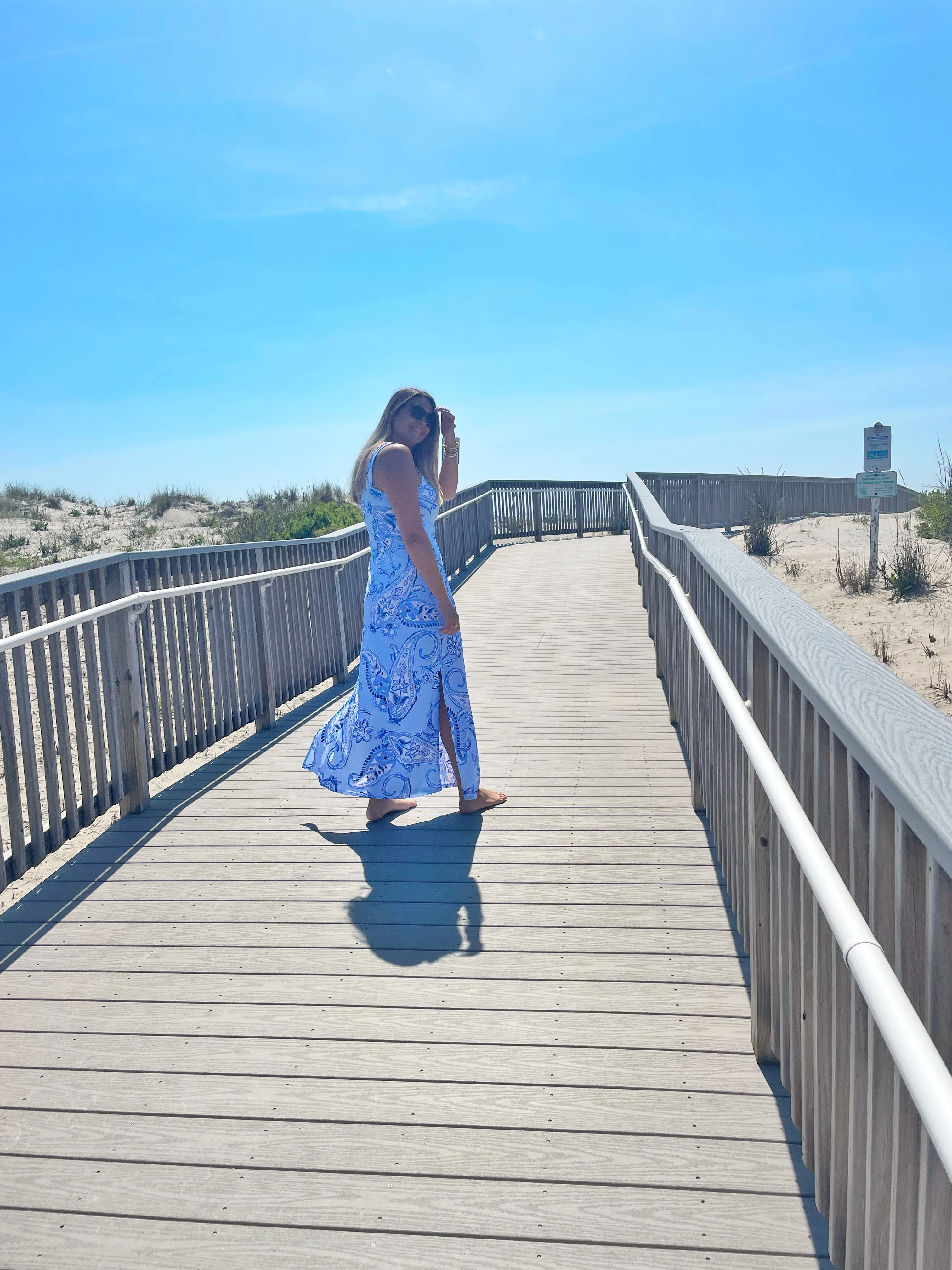 Smart and Relaxed Maui Maxi Dress Oversized Paisley