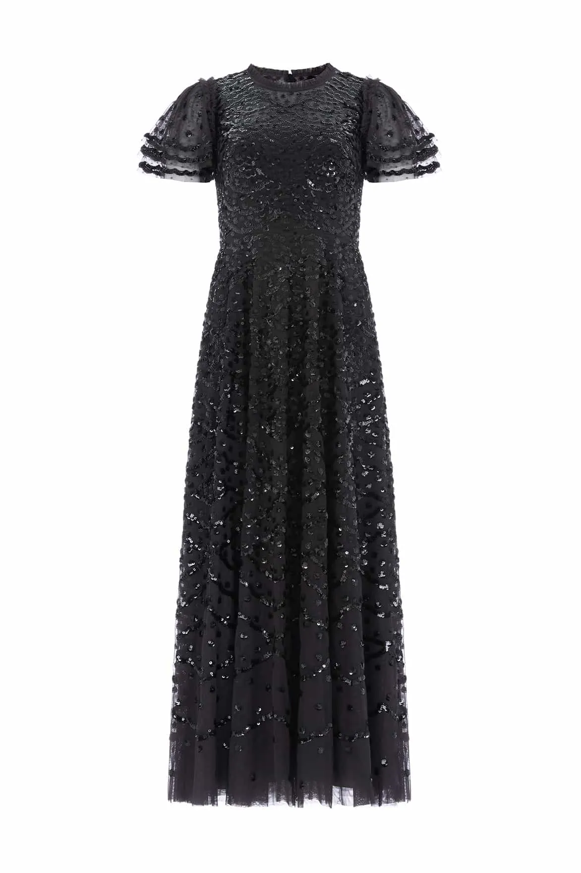 Smart and Chic Deco Dot Ankle Gown