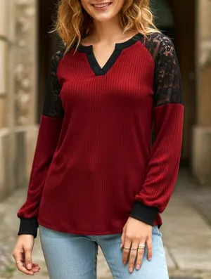 Retro raglan crew neck sweatshirt Flatlock Stitching Technique CompactSize