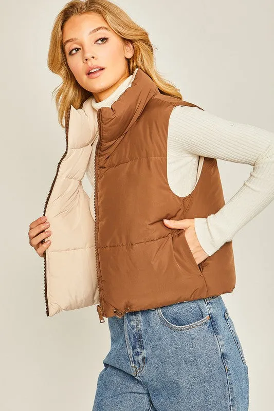Reversible Puffer Vest