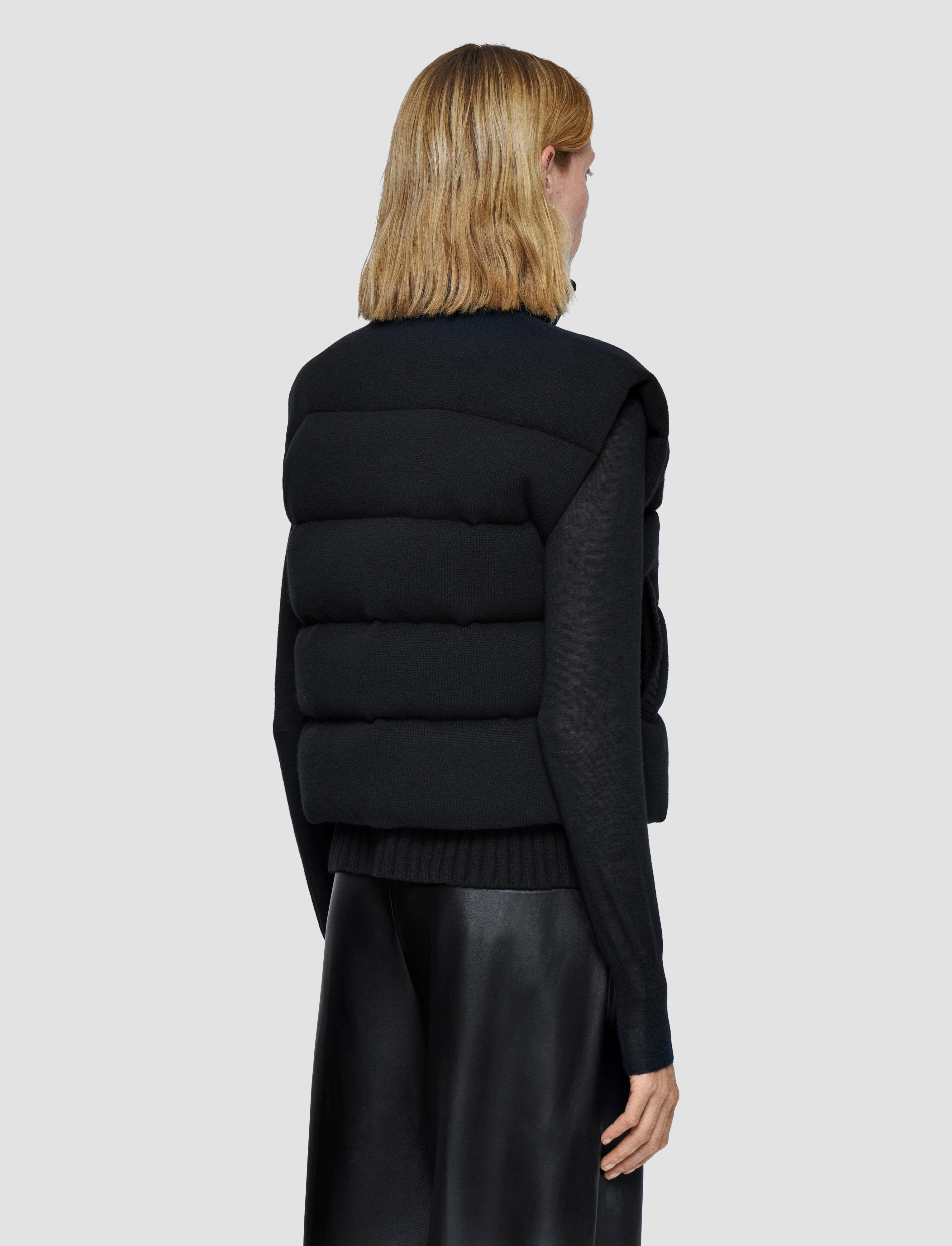 Knitted Down Puffer Gilet Acknowledge