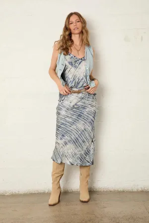 River   Sky EcoSatin Bias Cami Casual Blouse