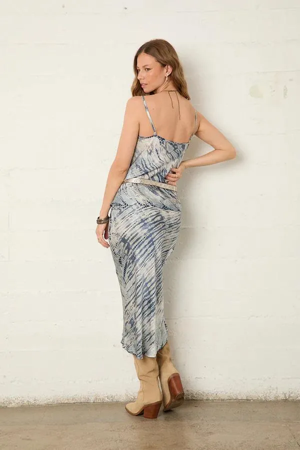 Stay Cool Technology River   Sky EcoSatin Bias Cami