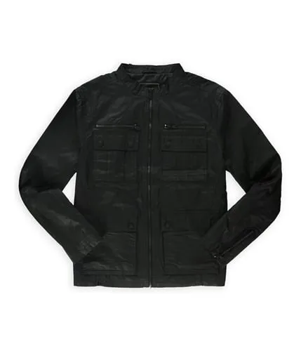 Rock & Republic Mens Solid Motorcycle Jacket