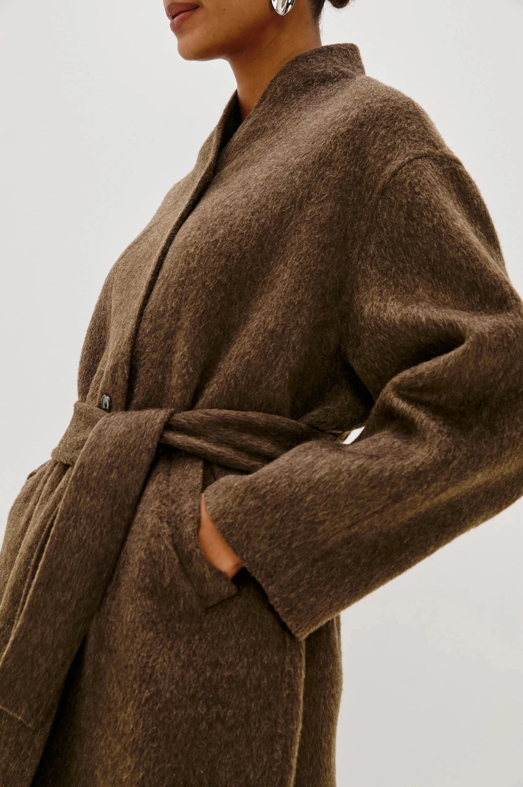 Roland Coat Heather Umber Elderly Layered Insulation