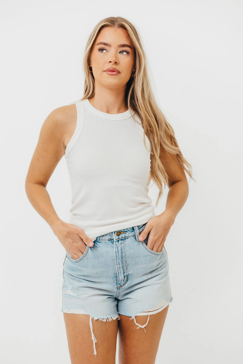 No Slip Gripper Double Stitched Seams ROLLAS Mirage Short in Eva Blue *Final-Sale*