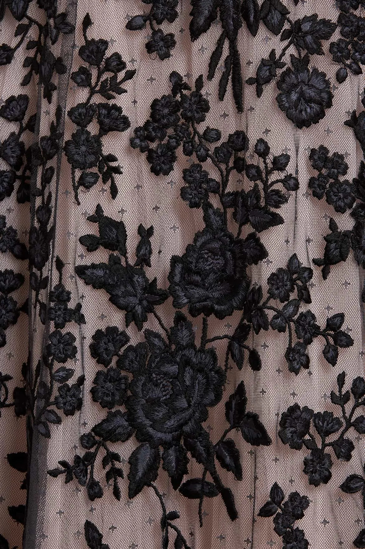 Low-Waist Rosa Scoop Neck Ankle Gown