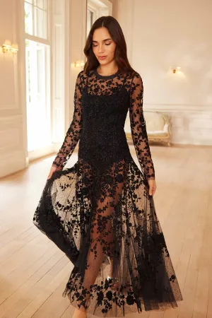 Rosa Sheer Ankle Gown Moment Soft