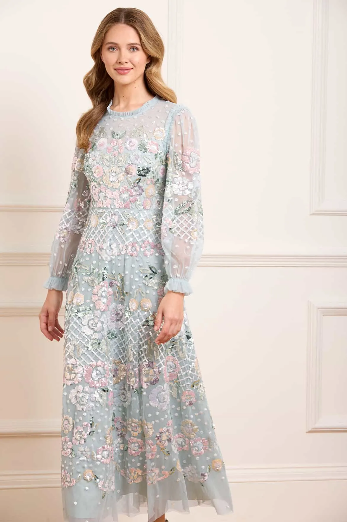 Rosalie Ankle Gown Lightweight and Breezy Modern Appearance