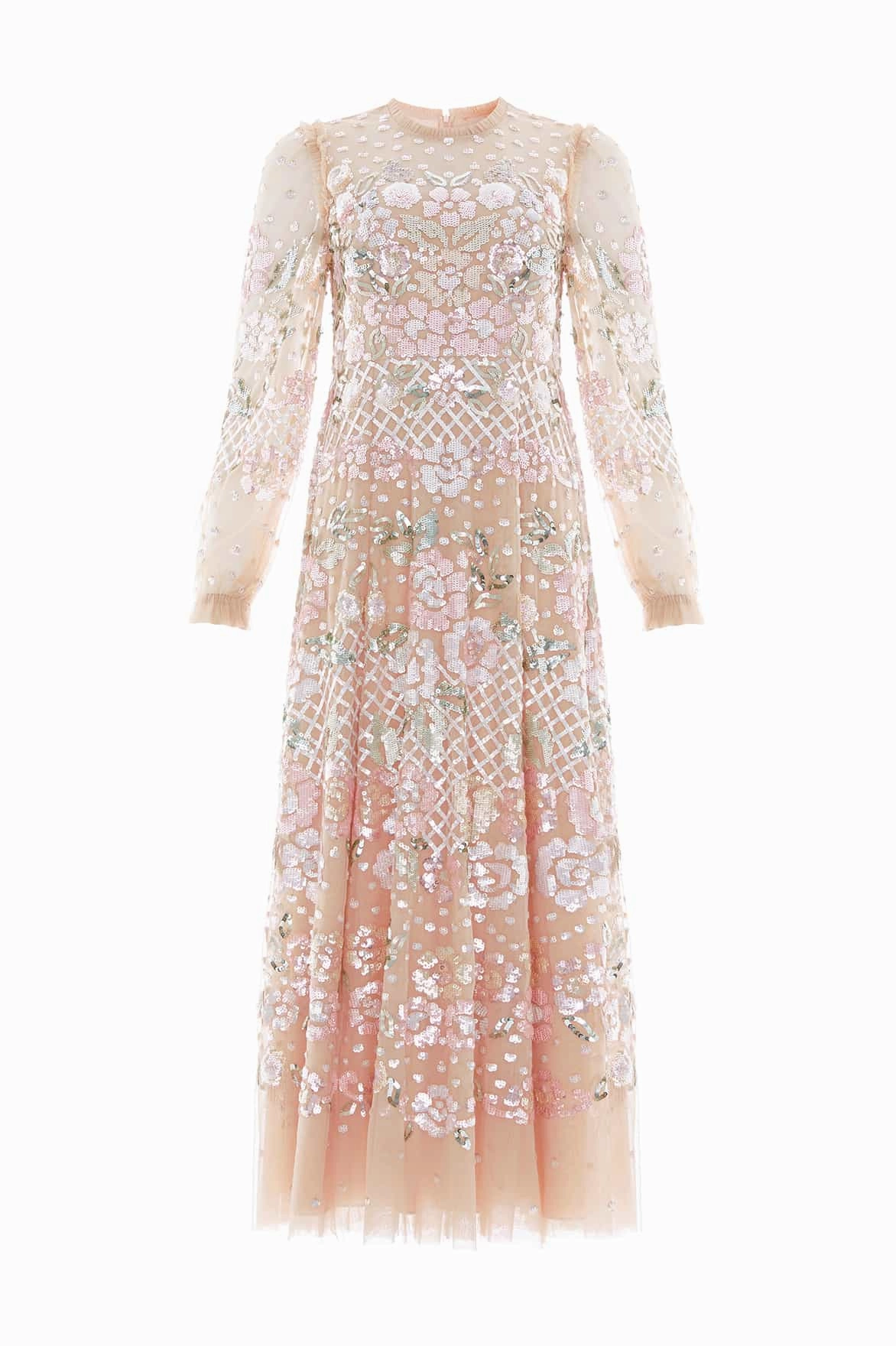 Rosalie Ankle Gown Lace-Edge
