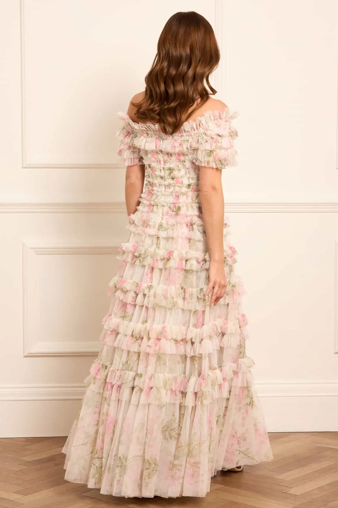 EcoFriendlyDye Rose Lisette Off-Shoulder Gown