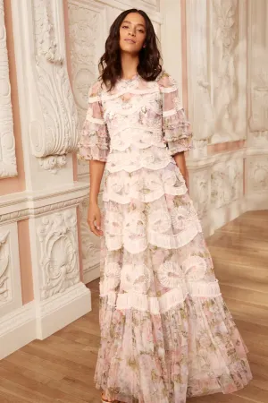 Night wear Rose Powder Ingrid Gown