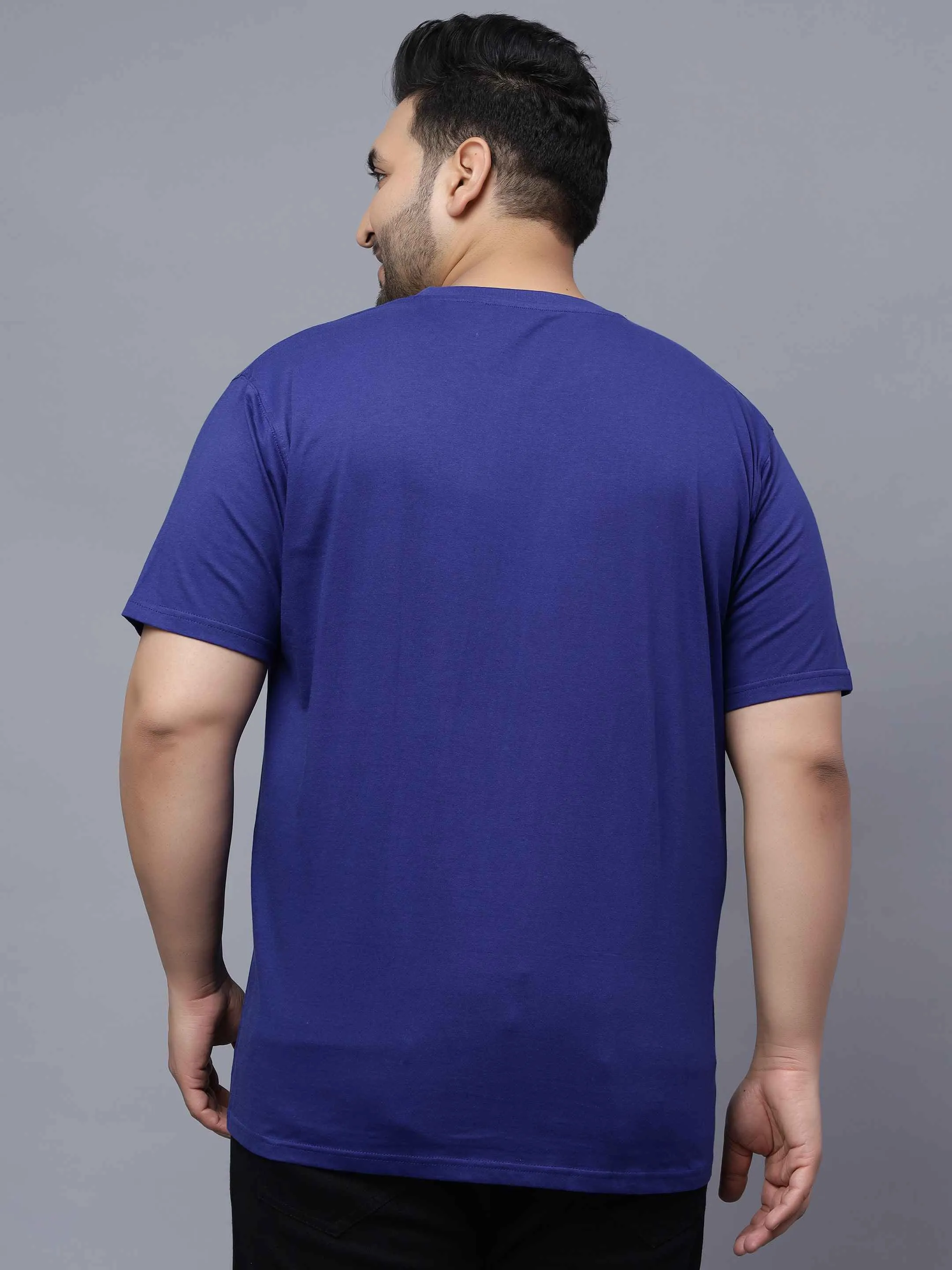 Royal Blue | Solid Round Neck Men's T-Shirt