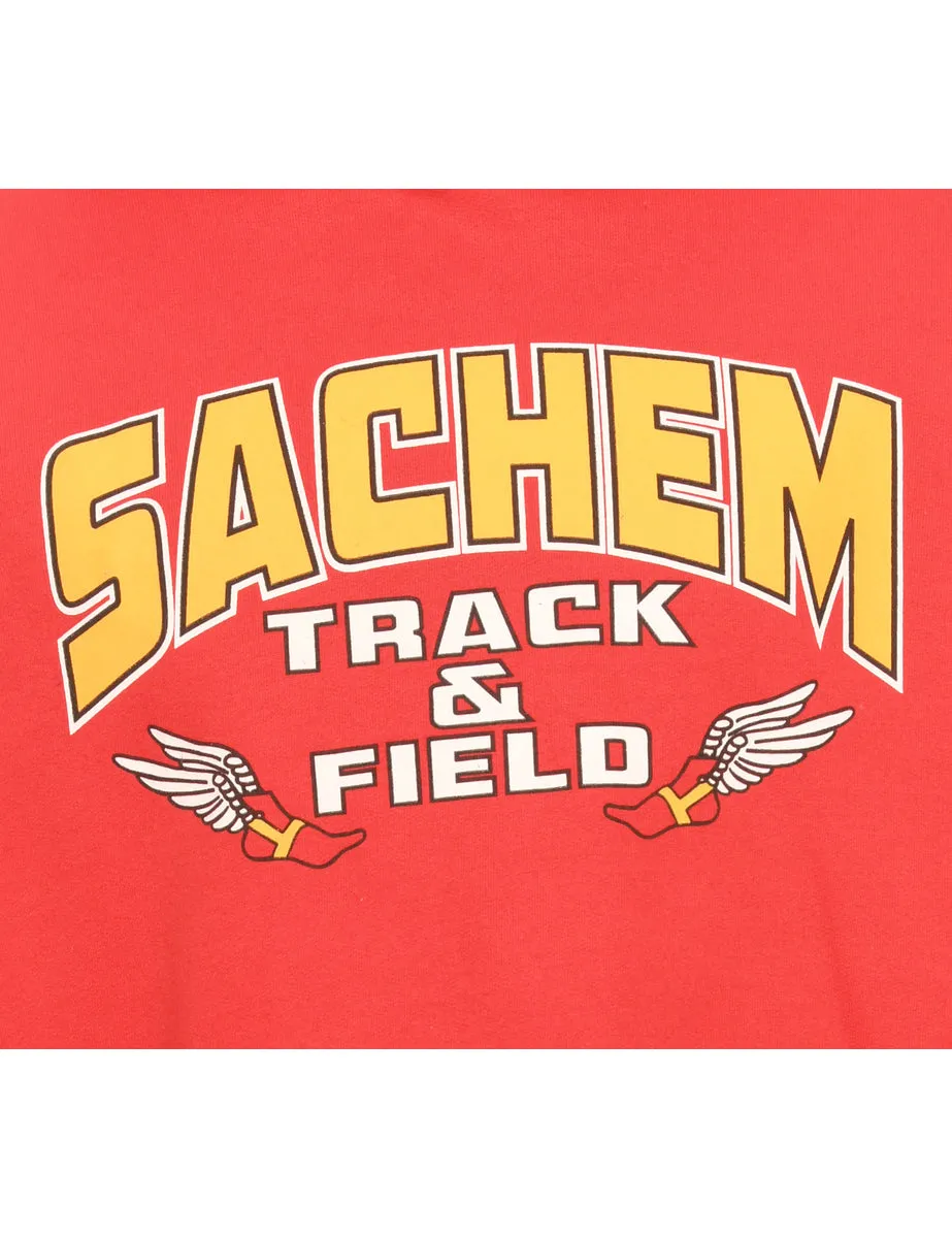 Sachem Track and Field Gildan Hooded Sports Sweatshirt - S