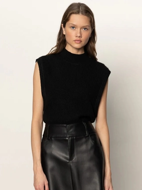 Sanctuary City Sweater Shell in Black Abrasion Resistant Fabric NoSlipSurface