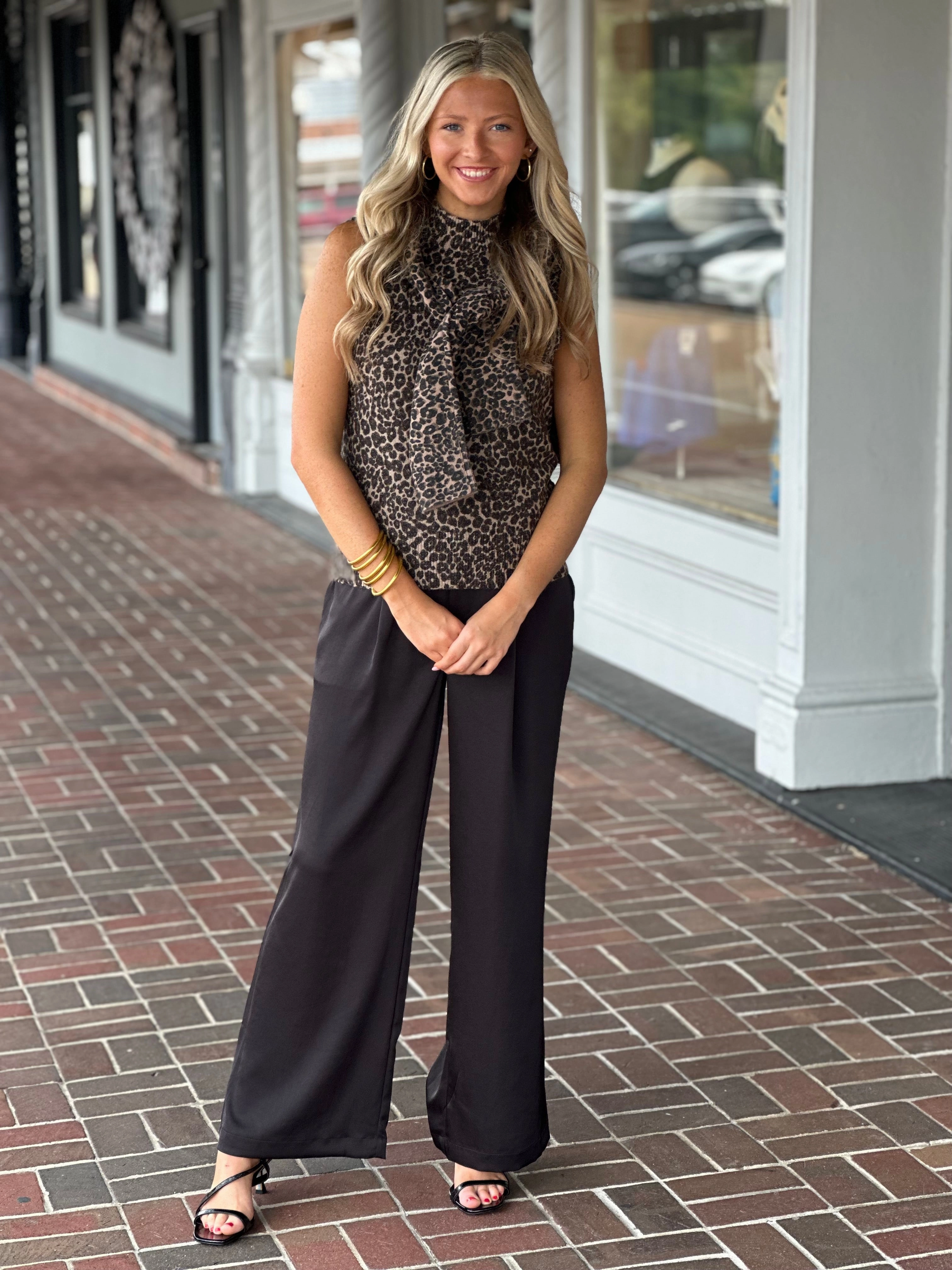 PocketDetails Sanctuary Fuzzy Shell Leopard Print Sweater