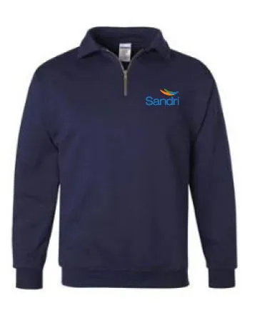 SAND- Uniform 1/4 Zip Sweatshirt