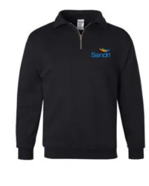 SAND- Uniform 1/4 Zip Sweatshirt