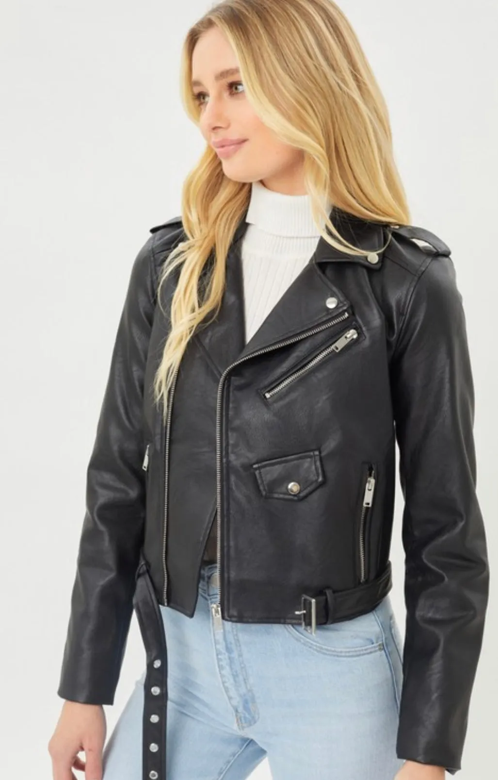 Sandy Leather Jacket