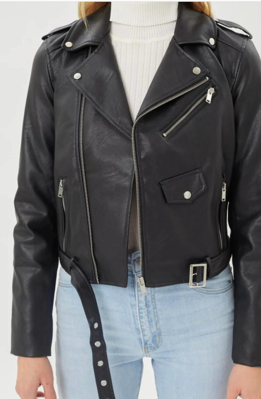 Sandy Leather Jacket