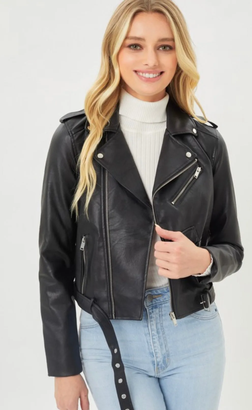 Sandy Leather Jacket