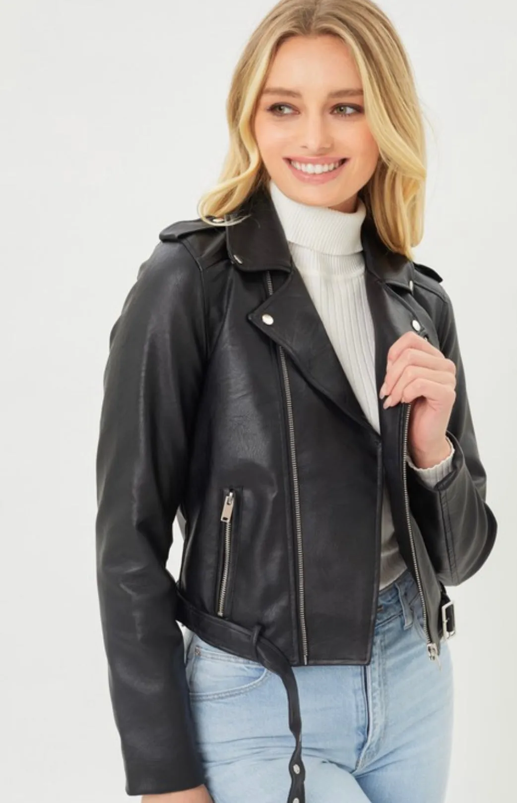 Sandy Leather Jacket