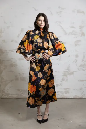Family Joy Workwear Scarlette Midi Floral Dress