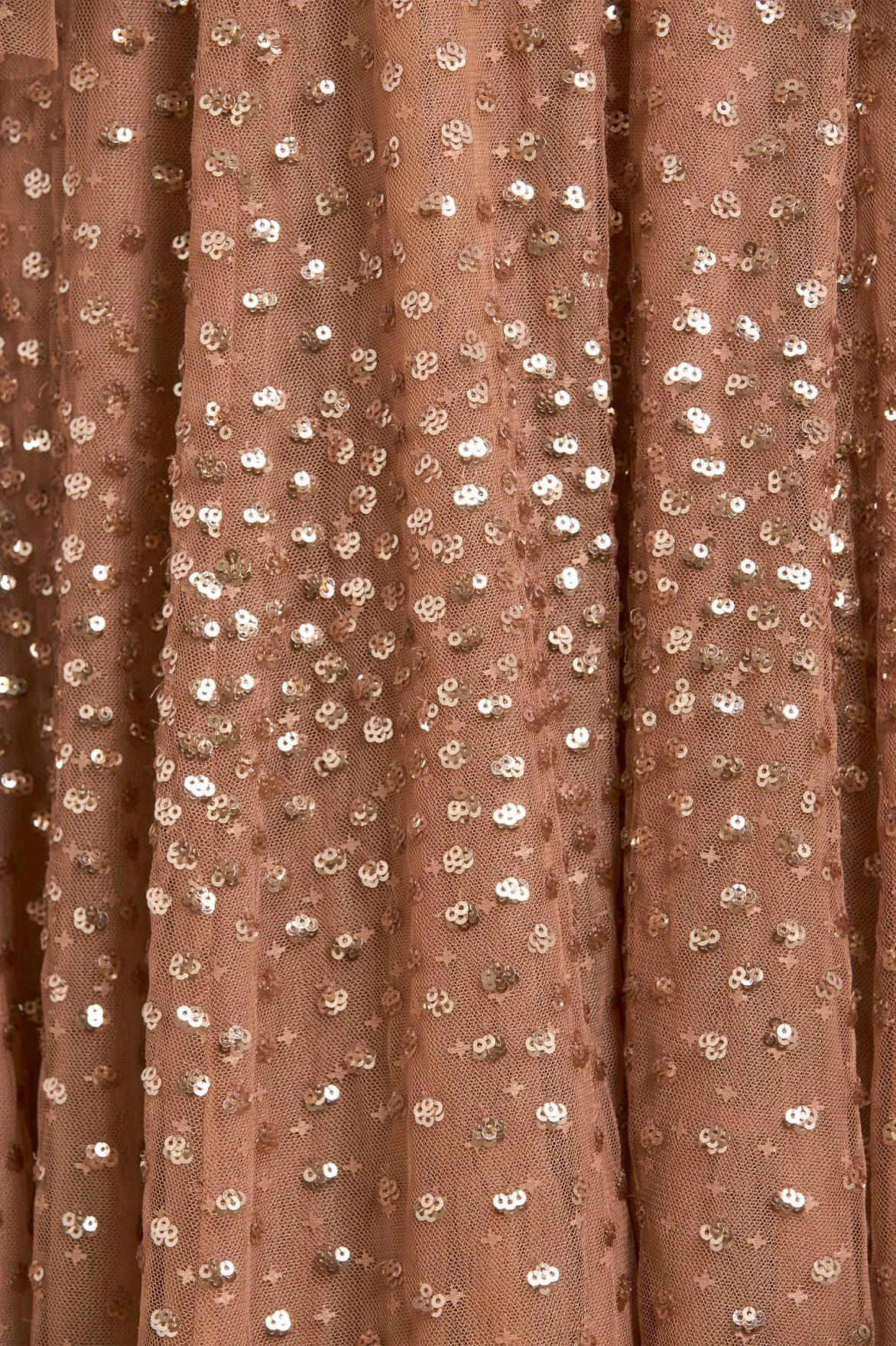 Scatter Dot Round Neck Ankle Gown Daily Favorite