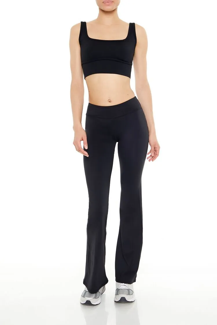 Seamed Cutout Sports Bra