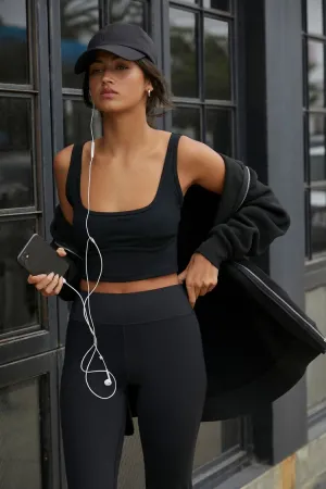 Seamed Cutout Sports Bra