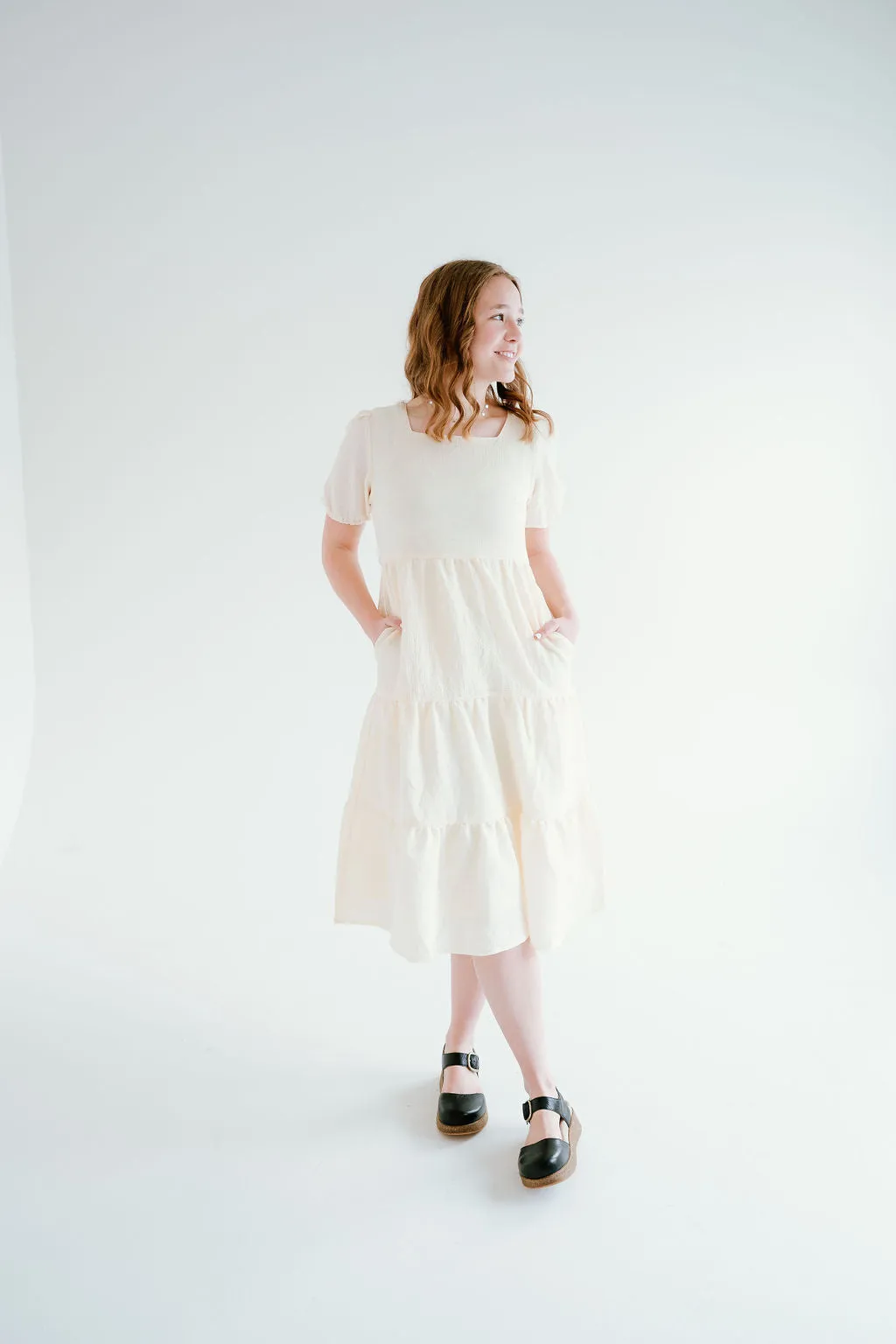 Flowing Texture Chill Lines Trista Dress