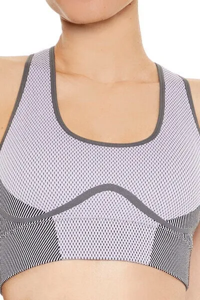 Seamless Colorblock Sports Bra