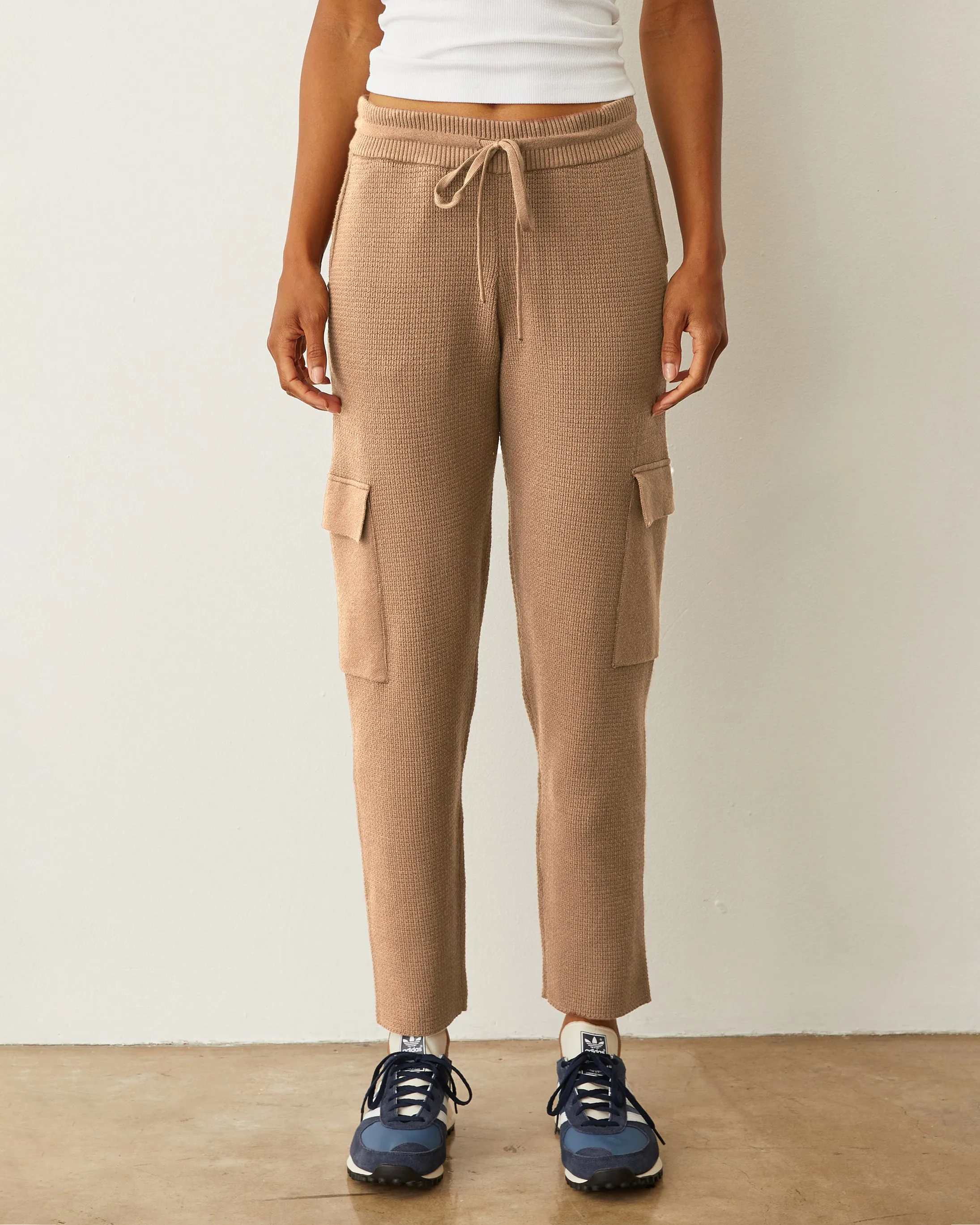 Outdoor activities Flexibility Fit Soft Knit Waffle Cargo Jogger