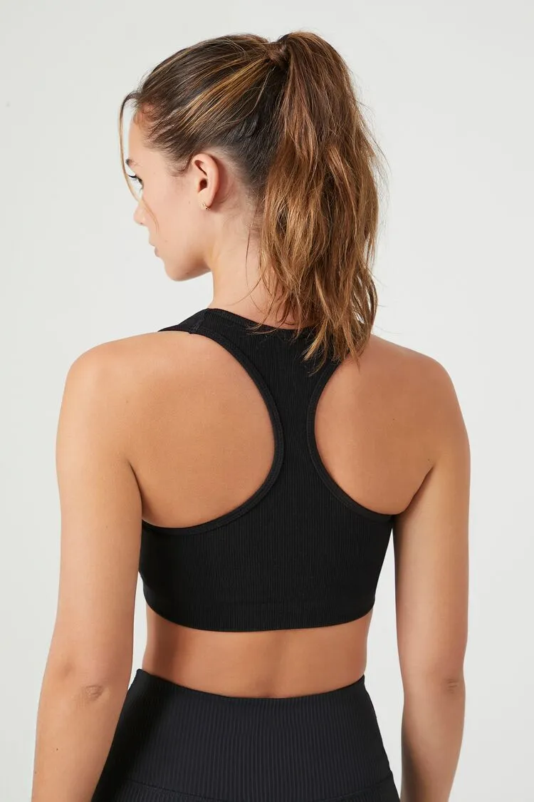 Seamless Square-Neck Sports Bra