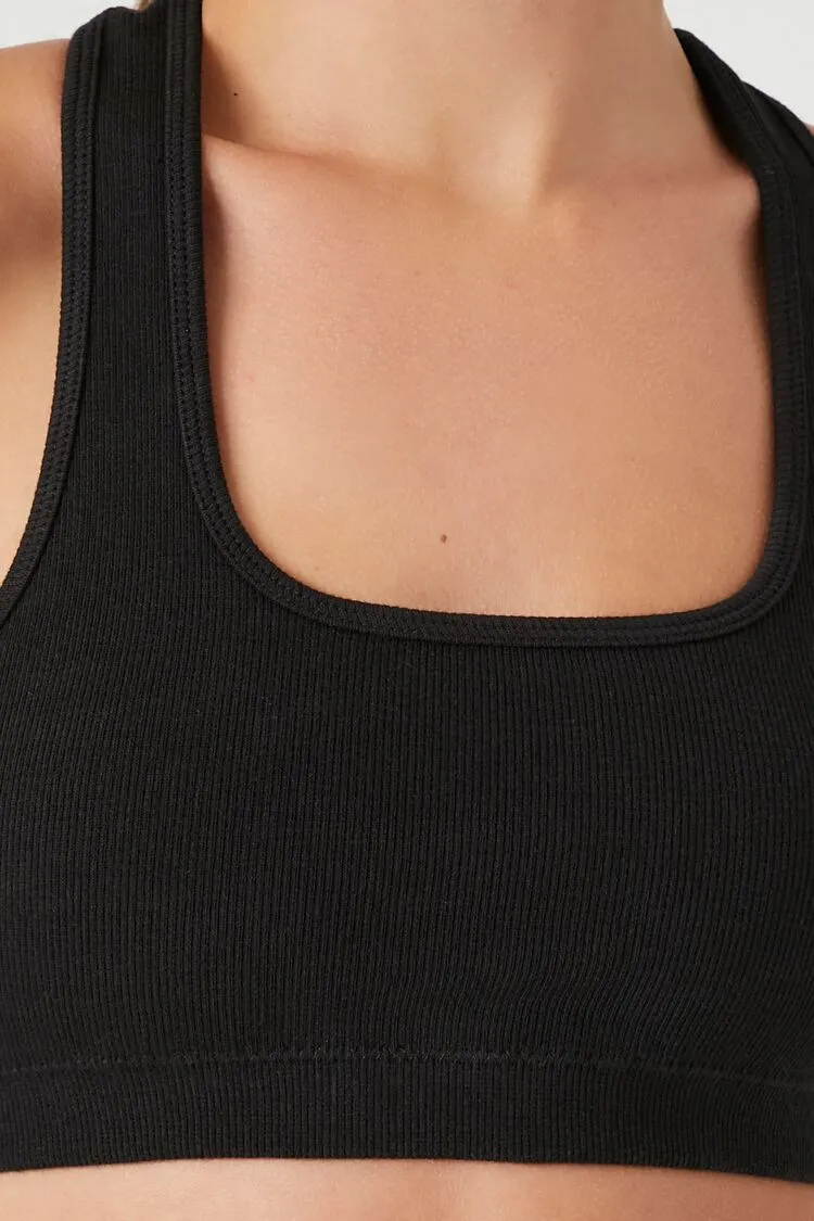 Seamless Square-Neck Sports Bra