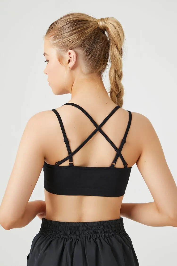 Seamless Strappy Sports Bra