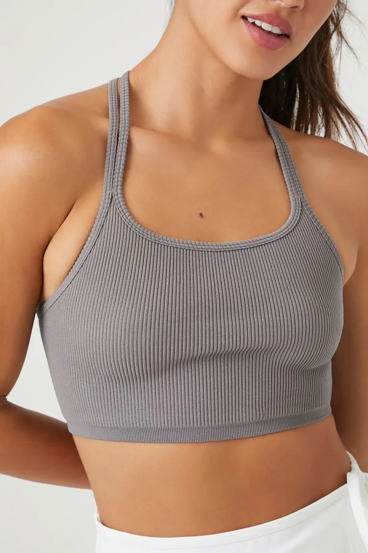 Seamless Strappy Sports Bra
