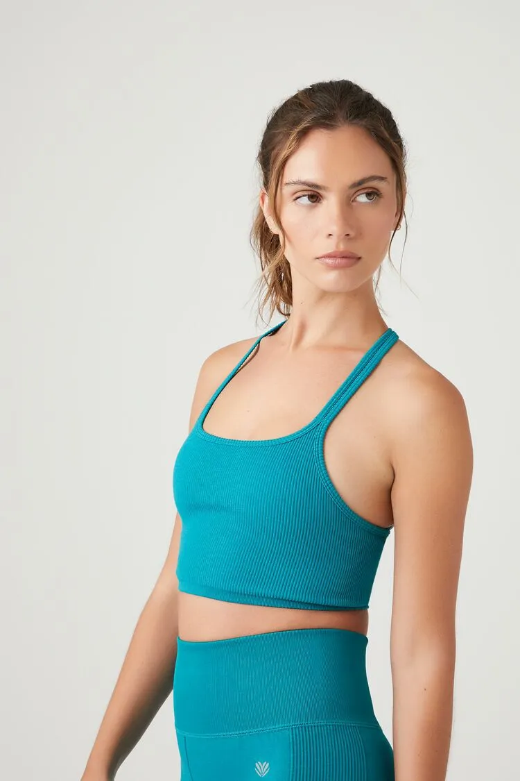 Seamless Strappy Sports Bra