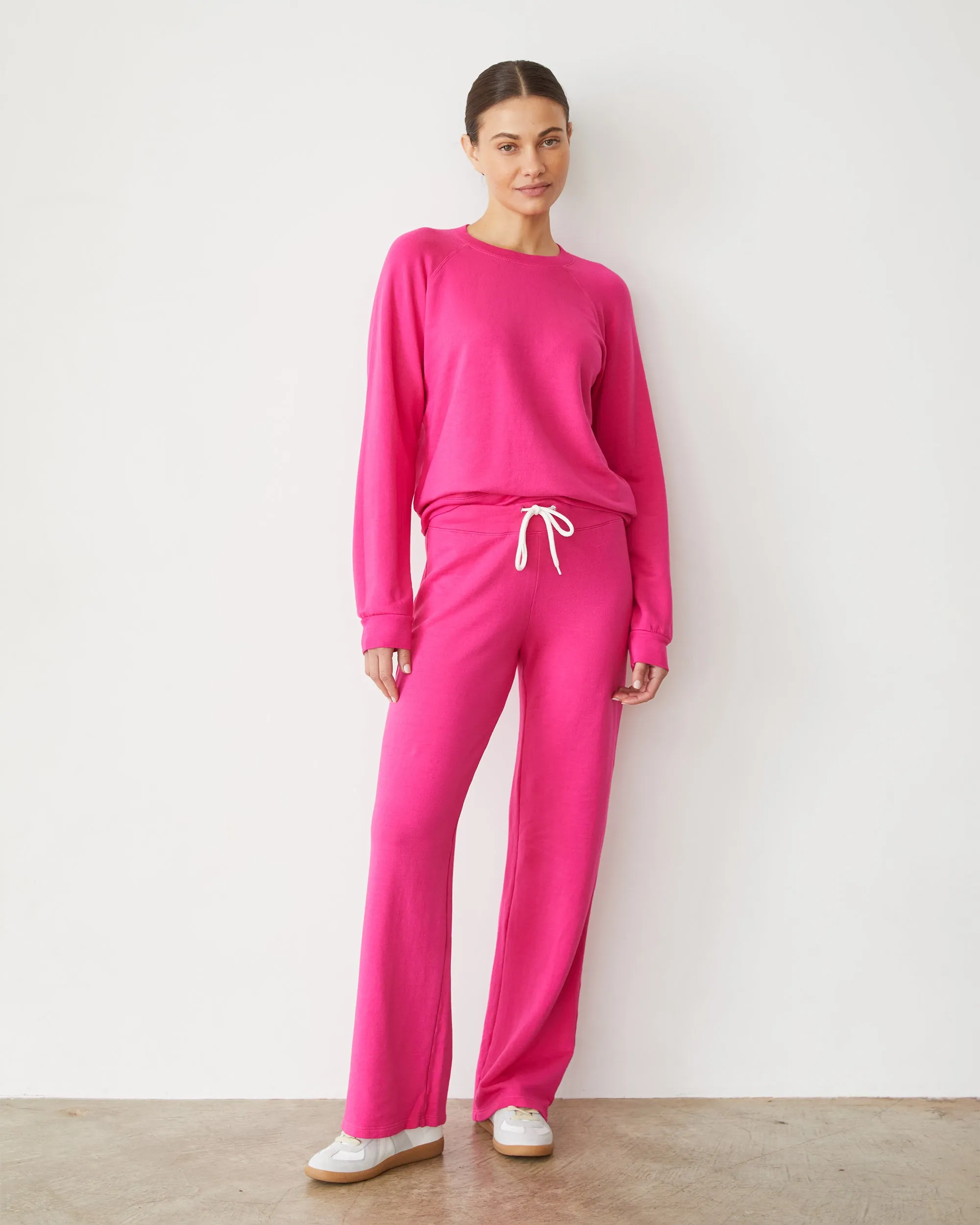 Silky-Lining Softfleece Vintage Raglan