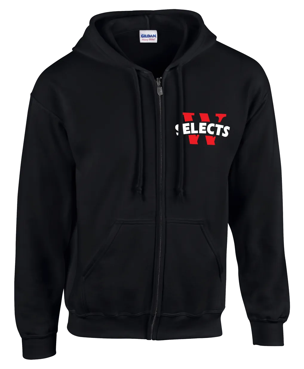 Selects Adult Cotton Full Zip Hooded Sweatshirt