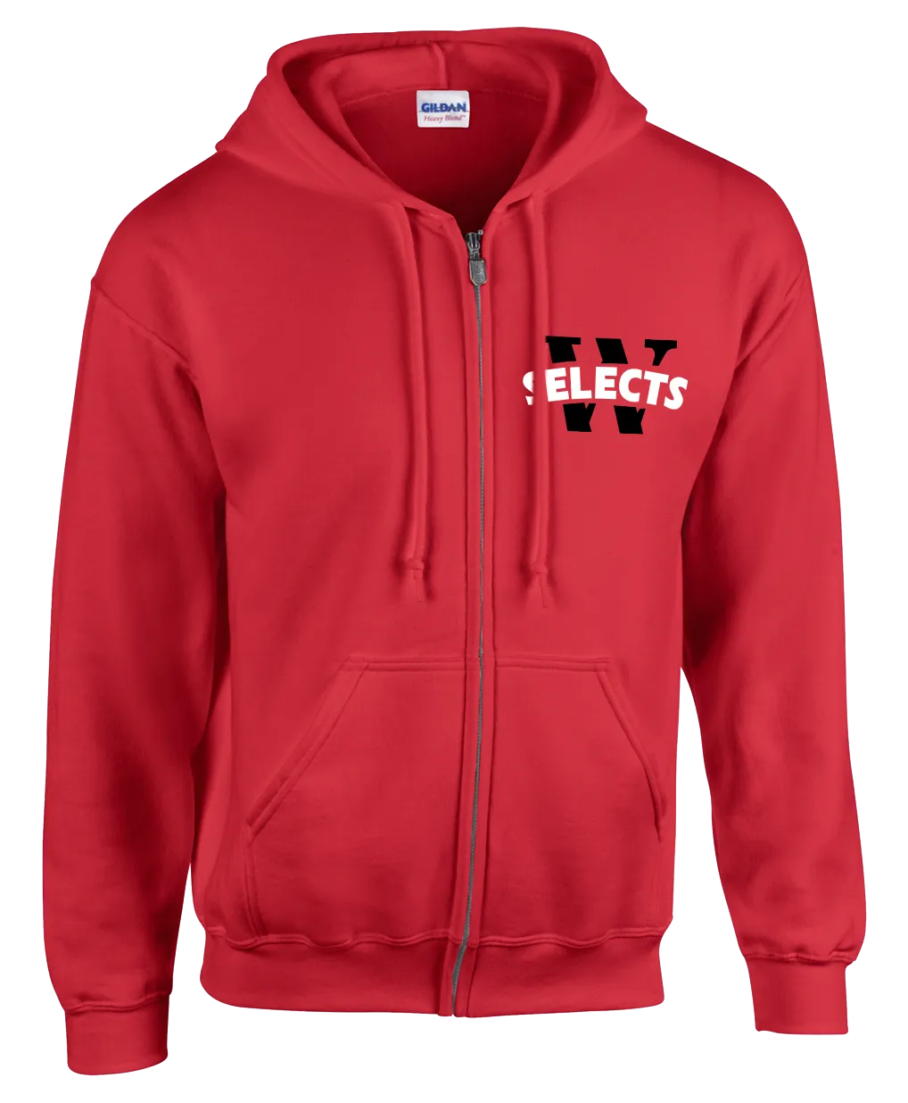 Selects Adult Cotton Full Zip Hooded Sweatshirt