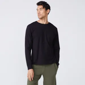 AntiPillingTechnology AntiPillingSurface Long Sleeve Pocket Crew